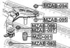 FEBEST MZAB-094 Mounting, axle beam